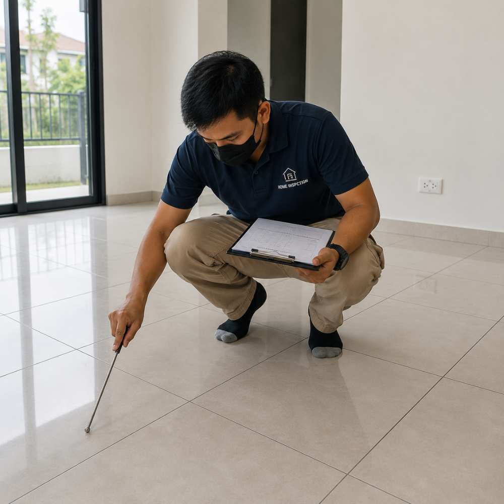 Defect lantai dan tile hollow